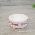 Puppy Dog Ceramic Dog Bowl personnalisable